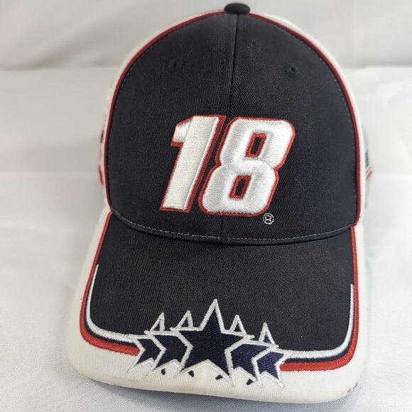 Kyle Busch American Salute SIGNED Nascar Racing Hat #18 Chase Authentics 2012 - Picture 4 of 14